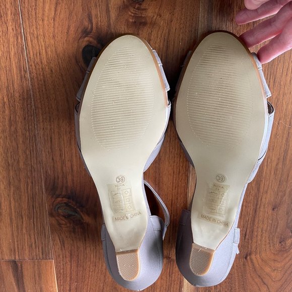 Chelsea Crew vintage look T-strap heels | Gray | Women's 39 - Picture 6 of 6